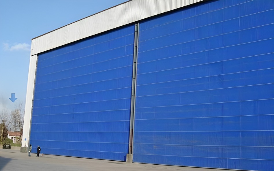 LanZhou Fabric mega puerta de hangar