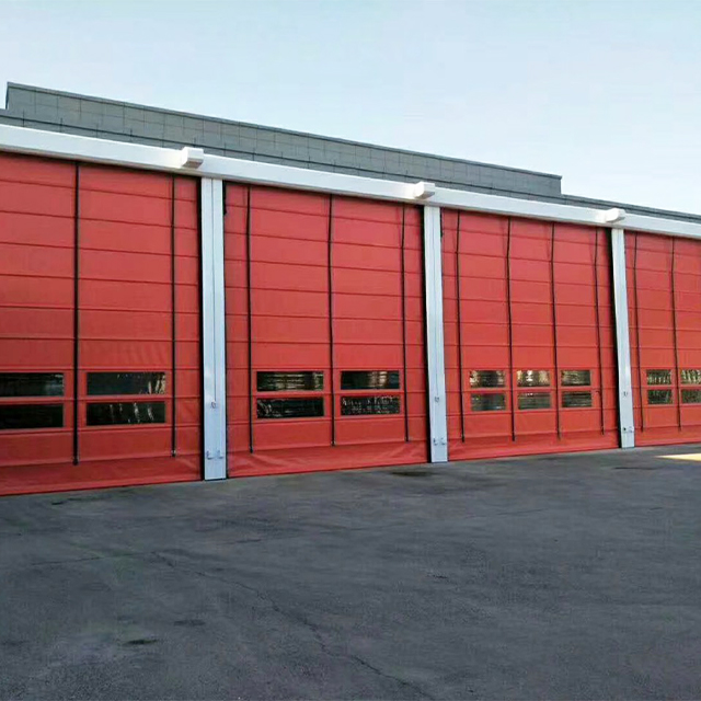 Puerta rápida apilable