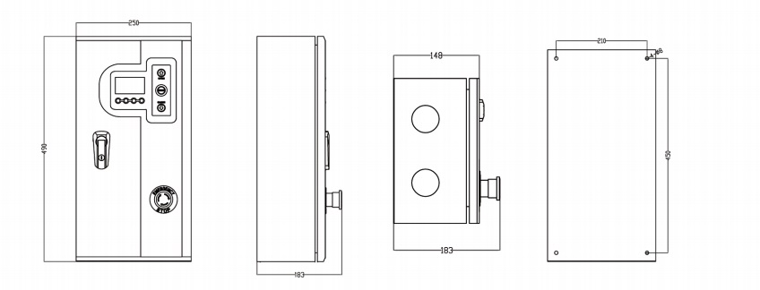 Controlador de motor de puerta de alta velocidad de 2200 W