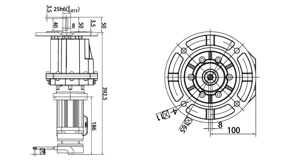 Puerta rápida espiral 750W