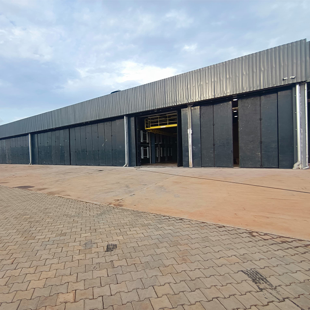 puerta plegable industrial