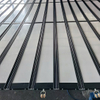 Puerta plegable de PC de cristal transparente