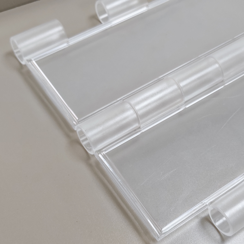 Puerta de rollo transparente de acero inoxidable