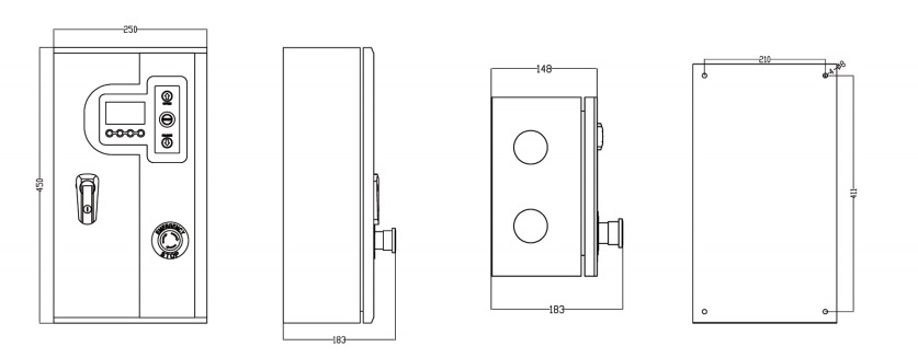 Controlador de motor de puerta de alta velocidad de 1500W